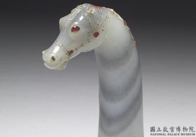 图片[2]-Jade inlaid dagger hilt, Mughal Empire-China Archive